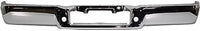 Step Bumper Face Bar Chrome Steel Without Rear Object Sensor Holes Direct Replacement Compatible With 2006-2008 Ford F-150 / Lincoln Mark LT FO1102358 8L3Z17906B