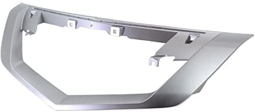 Front Grille Molding Satin Plastic Direct Replacement Compatible With 2009-2011 Acura TL AC1210114 75140TK4A01ZB