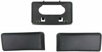 Front License Plate Bracket + Bumper Molding Textured Left Driver & Right Passenger Side Direct Replacement Compatible with 2009-2014 Ford F-150 FO1053100 FO1068134 9L3Z17A385A