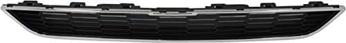 Front Grille Assembly Plastic Textured Gray Shell And Insert Direct Replacement Compatible With 2012-2016 Chevrolet Sonic GM1200638 95215846