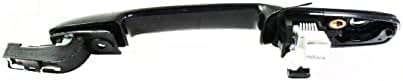 Set of 2 Front Exterior Door Handle Primed Plastic with Keyhole Right Passenger & Left Driver Side Direct Replacement Compatible with 2003-2008 Mazda 6/2007-2015 CX-9 GJ6E58410K08