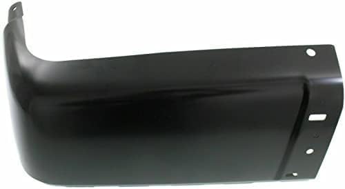 Set Of 2 Rear Bumper End Cap Steel Left Driver & Right Passenger Side Direct Replacement Compatible With 2007-2013 Chevrolet Silverado/GMC Sierra Full Size Pickup GM1105151