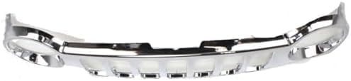 Front Grille Bright Chrome Plastic Direct Replacement Compatible With 2002-2004 Jeep Liberty 55156608AB-PFM