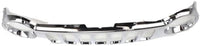 Front Grille Bright Chrome Plastic Direct Replacement Compatible With 2002-2004 Jeep Liberty 55156608AB-PFM