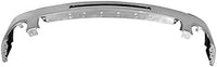 Front Bumper Chrome Steel With Air Hole Direct Replacement Compatible With 2007-2013 GMC Sierra 1500 2500/2007-2010 3500 HD GM1002834 15902856