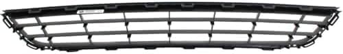 Front Bumper Lower Grille With Chrome Trim Plastic Direct Replacement Compatible With 2011-2014 Volkswagen Jetta VW1036120 5C6853671RYP