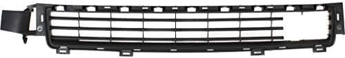 Front Bumper Center Grille Garnish Black Plastic Direct Replacement Compatible With 2008-2017 Toyota Sequoia TO1036132 527110C030