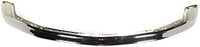 Front Bumper Face Bar Chrome Without Molding Holes Direct Replacement Compatible With 1991-1996 Dodge Dakota CH1002167 55034316