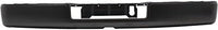 Rear Step Bumper Face Bar Primed Steel With Tow Hitch Direct Replacement Compatible With 2017-2019 Nissan Titan / 2016-2019 XD NI1102163 85030EZ50A