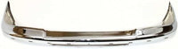 Front Bumper Chrome Steel With Molding Holes Direct Replacement Compatible With 1993-1997 Ford Ranger FO1002244 F57Z17757AA