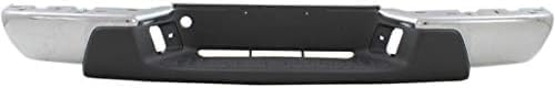 Step Bumper Assembly Chrome Steel Without Extreme And Towing Package Direct Replacement Compatible With 2004-2007 Chevrolet Colorado/GMC Canyon GM1103145
