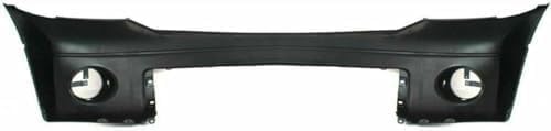 Front Bumper Cover Primed With Fog Light Holes & Without Parking Aid Sensor Holes Direct Replacement Compatible With 2007-2013 Toyota Tundra TO1000332 521190C944