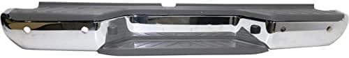 Rear Step Bumper Face Bar Chrome Steel Direct Replacement Compatible With 2013-2021 Nissan Frontier NI1103127 850109BF0B-PFM