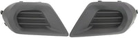 Set Of 2 Front Fog Light Cover Textured Plastic Left Driver & Right Passenger Side Direct Replacement Compatible With 2014-2016 Subaru Forester SU1038104 SU1039104