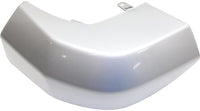 Set Of 2 Rear Bumper End Cap Painted Silver Plastic Left Driver & Right Passenger Side Direct Replacement Compatible With 2007-2014 Toyota FJ Cruiser TO1105121 TO1104121