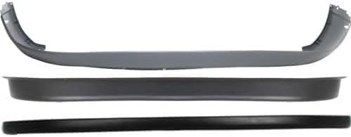 Front Bumper Upper Cover + Lower Valance + Air Dam Reflector Textured Direct Replacement Compatible With 1994-2001 Dodge Ram 1500/1994-2002 2500 3500 CH1000160 CH1090124 CH1000232