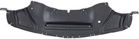 Front Engine Splash Shield Without Air Ducts Direct Replacement Compatible with 2009-2012 Dodge Challenger CH1228159 5028807AF