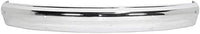Front Bumper Face Bar Chrome Without Molding Holes Direct Replacement Compatible With 1991-1996 Dodge Dakota CH1002167 55034316