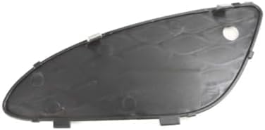 Set Of 2 Front Fog Light Outer Cover Primed Plastic Left Driver & Right Passenger Side Direct Replacement Compatible With 2003-2006 Mercedes Benz E-Class MB1039110 MB1038111
