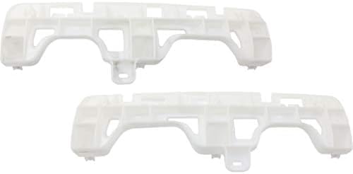 Set Of 2 Front Bumper Side Bracket Plastic Left Driver & Right Passenger Side Direct Replacement Compatible With 2015-2017 Lexus NX200t / NX300h LX1043114 LX1042114
