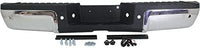 Step Bumper Assembly Chrome Steel With Rear Object Sensor Holes Direct Replacement Compatible With 2008-2016 Ford F-Series Super Duty FO1103150 9C3Z17906D-PFM
