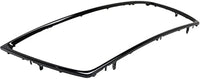 Front Grille Molding Primed Plastic Direct Replacement Compatible With 2010-2013 Mitsubishi Outlander MI1202101 6400C722