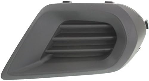 Set Of 2 Front Fog Light Cover Textured Plastic Left Driver & Right Passenger Side Direct Replacement Compatible With 2014-2016 Subaru Forester SU1038104 SU1039104