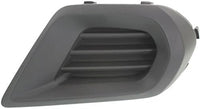 Set Of 2 Front Fog Light Cover Textured Plastic Left Driver & Right Passenger Side Direct Replacement Compatible With 2014-2016 Subaru Forester SU1038104 SU1039104