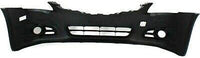 Front Bumper Primed + Grille Chrome Shell & Black Insert + Head Lights + Fog Lamp Molding Left Driver & Right Passenger Side Direct Replacement Compatible With 2010-2012 Nissan Altima