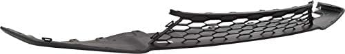 Front Bumper Lower Grille Textured Plastic Direct Replacement Compatible With 2017-2019 Honda Civic HO1036128 71102TGGA00