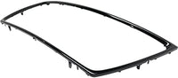 Front Grille Molding Primed Plastic Direct Replacement Compatible With 2010-2013 Mitsubishi Outlander MI1202101 6400C722