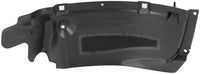 Front Section Fender Liner Air Extension Spoiler Right Passenger Side Direct Replacement Compatible with 2012-2015 Audi A6 / S6 AU1243100 4G0853888C