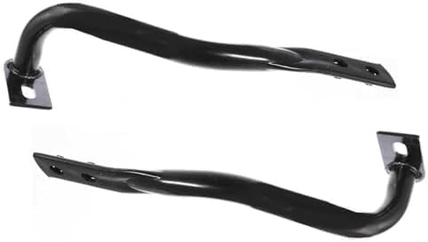 Set of 2 Front Bumper Bracket Steel Left Driver & Right Passenger Side Direct Replacement Compatible with 2007-2013 Chevrolet Silverado Pickup GM1043107 GM1042107 22861859 22861858