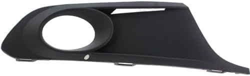 Set Of 2 Front Fog Light Molding Primed Plastic Left Driver & Right Passenger Side Direct Replacement Compatible With 2011-2014 Volkswagen Jetta VW1039120 VW1038120