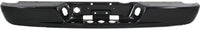 Rear Bumper Face Bar Steel + Step Pad Primed Plastic Direct Replacement Compatible With 2002-2008 Dodge Ram 1500/2003-2009 2500 3500 CH1102352 CH1191110 5073625AE 55077340AD
