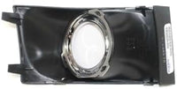Set Of 2 Front Fog Lamp Molding Primed Plastic Right Passenger & Left Driver Side Direct Replacement Compatible With 2008-2011 Ford Focus FO2599101 FO2598101 8S4Z15266AA 8S4Z15266AB