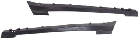 Set Of 2 Front Bumper Bracket Plastic Left Driver & Right Passenger Side Direct Replacement Compatible With 2011-2014 Hyundai Sonata HY1033102 HY1032102 865563S000 865553S000