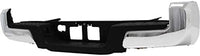 Step Bumper Assembly Chrome Steel Without Towing Hitch Direct Replacement Compatible With 2016-2021 Toyota Tacoma TO1103126 5215904030-PFM 5205704020 5202304010 5215304010 5215404010