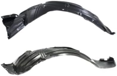 Set Of 2 Front Fender Liner Right Passenger & Left Driver Side Direct Replacement Compatible With 2009-2011 Honda Pilot HO1249135 HO1248135 74101SZAA00 74151SZAA00