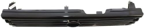 Front Grille Primed Shell And Insert Plastic Direct Replacement Compatible With 1991-1992 Nissan Sentra NI1200117 6231065Y00