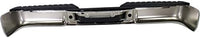Step Bumper Assembly Chrome Steel Without Rear Object Sensor Holes Direct Replacement Compatible With 2004-2006 Ford F-150 FO1103117