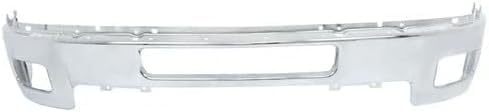 Front Bumper Chrome + Grille + Upper Cover + Lower Valance + Extension + Headlights + Fog Lights Left & Right Side Direct Replacement Compatible With 2011-2014 Silverado 2500HD 3500HD