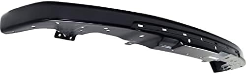 Front Bumper Impact Bar Painted Black Steel With Bracket Direct Replacement Compatible With 2004-2012 Chevrolet Colorado/GMC Canyon GM1002461 19209326
