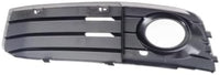 Set Of 2 Front Fog Light Molding Primed Plastic Left Driver & Right Passenger Side Direct Replacement Compatible With 2009-2012 Audi A4 AU1038119 AU1039119 8K0807682A01C 8K0807681A01C