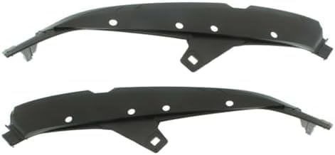 Set Of 2 Front Bumper Bracket Plastic Left Driver & Right Passenger Side Direct Replacement Compatible With 2016-2019 Lexus RX350 / RX450h LX1043115 LX1042115 521150E080 521160E060