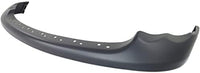 Front Bumper Upper Cover Primed Plastic Direct Replacement Compatible With 2002-2005 Dodge Ram 1500 2500 3500 CH1000338 5073002AC