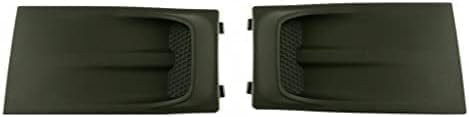 Set Of 2 Front Fog Light Cover Textured Right Passenger & Left Driver Side Direct Replacement Compatible With 2008-2011 Ford Focus FO1039106 FO1038106 8S4Z17E811BA 8S4Z17E810BA