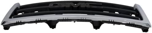 Front Grille Chrome Shell With Painted Black Insert Direct Replacement Compatible With 2007-2013 GMC Sierra 1500 GM1200573 22761792