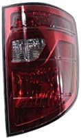 Set Of 2 Tail Light Lens and Housing Plastic Left Driver & Right Passenger Side Direct Replacement Compatible With 2009-2014 Honda Ridgeline HO2819140 HO2818140