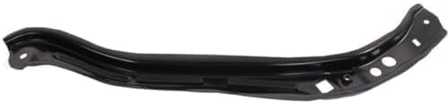Set Of 2 Front Radiator Support Upper Tie Bar Steel Left Driver & Right Passenger Side Direct Replacement Compatible With 2007-2012 Toyota Yaris TO1225303 TO1225304